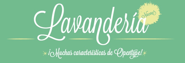 Lavanderia is a free web fonts