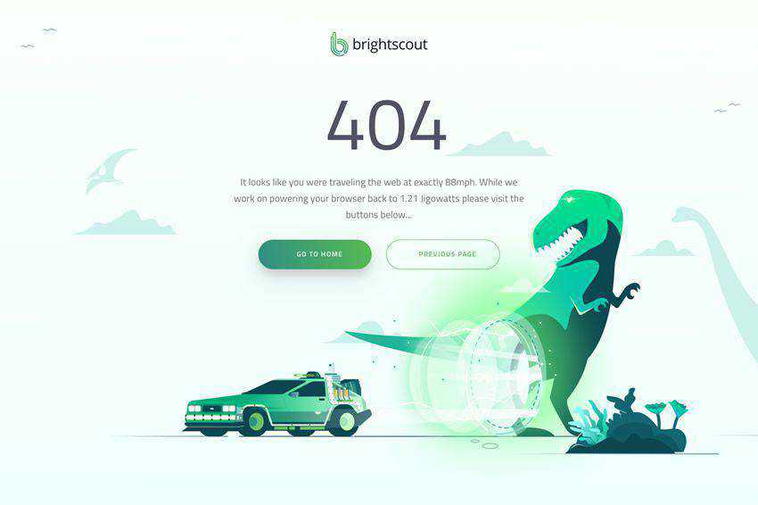  404 page not found web design inspiration