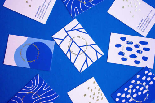 12 Stunning Abstract Business Card Designs for Inspiration