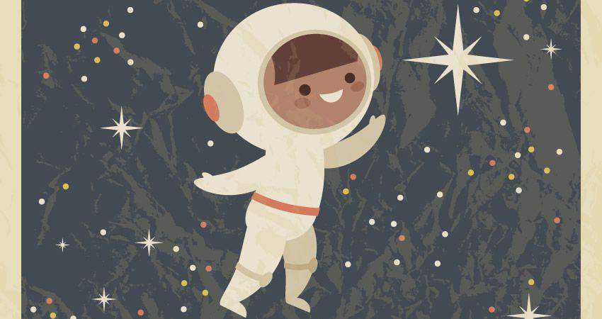 How to Create a Retro Poster With an Astronaut Child adobe illustrator tutorial