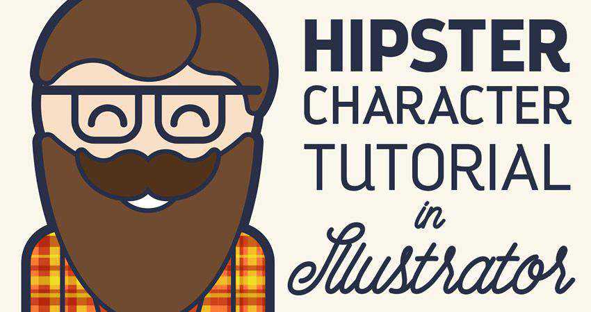 How to Create a Vector Hipster Character adobe illustrator tutorial