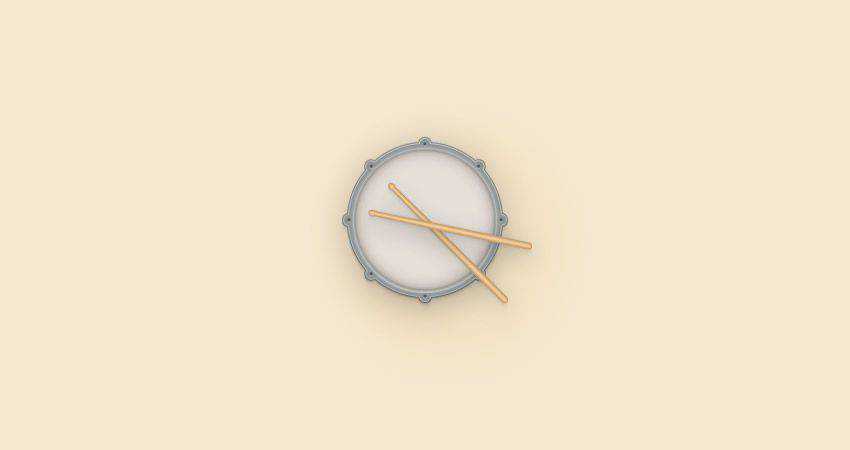 How to Create a Simple Drum Icon adobe illustrator tutorial
