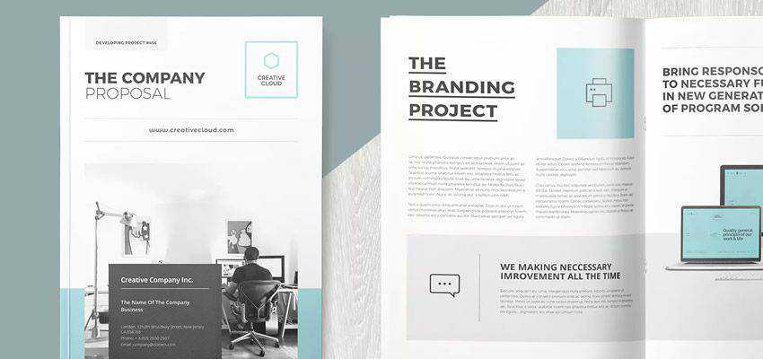 Proposal adobe indesign template