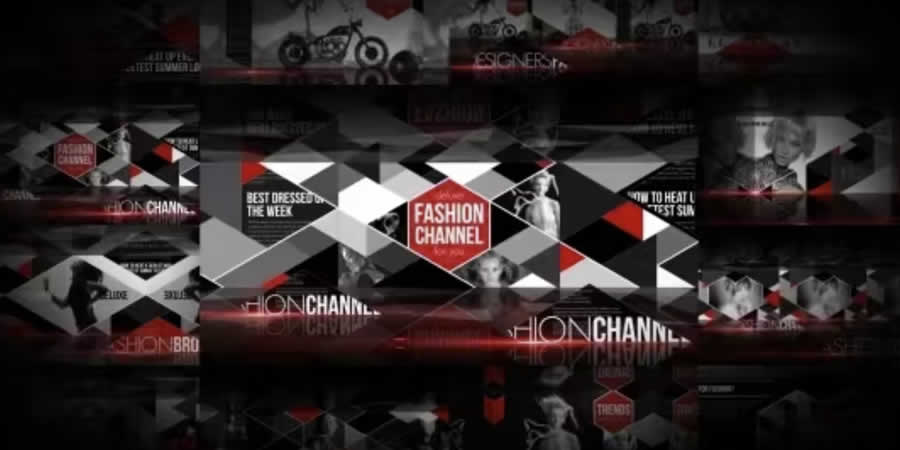 Fashion Broadcast Package Template After Effects Video Production