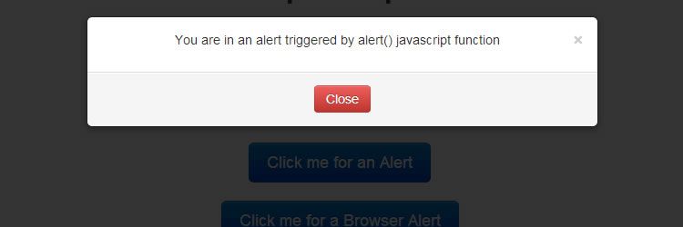 Bootstrap Prompts plugin replace basic alert