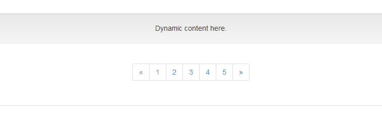 jQuery plugin create dynamic pagination Bootstrap