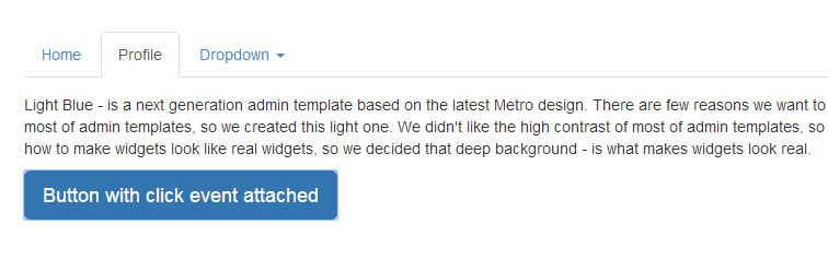 plugin switches Bootstrap Tabs component collapse small screens