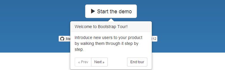 quick easy way build your product tours with Bootstrap Popovers