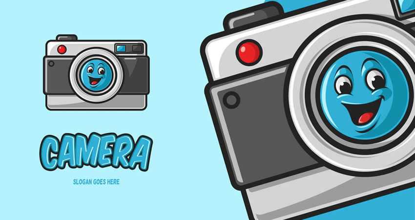 Camera Mascot Logo Templates photographer camera photography