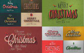 Christmas Text Effects
