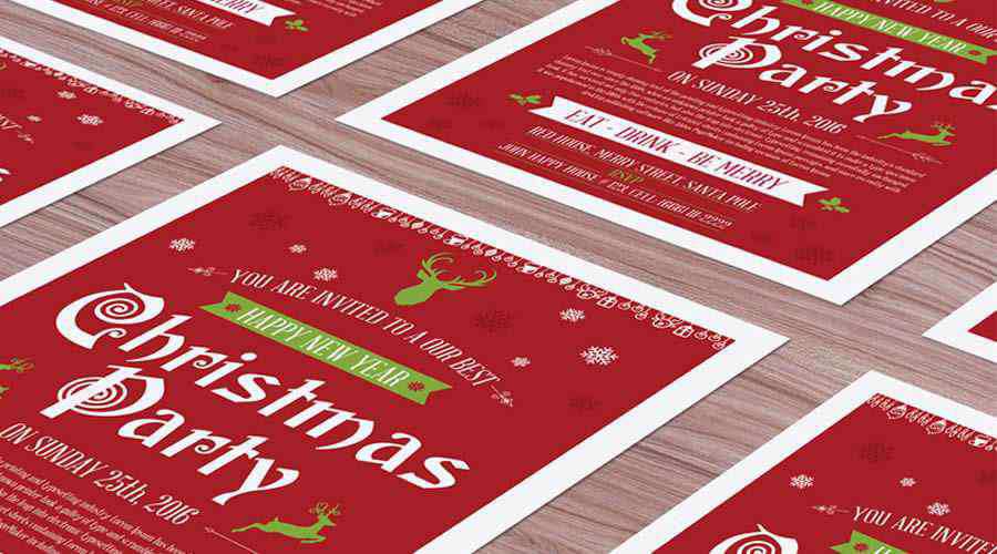 Free Christmas Flyer Mockup free holidays