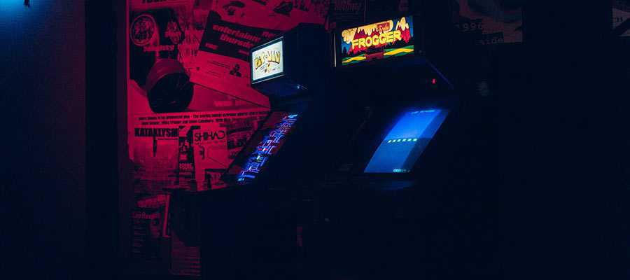Arcade machines.