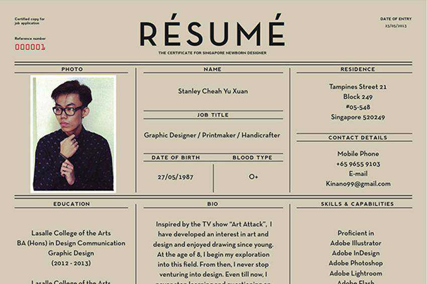 resume cv job creative design inspiration