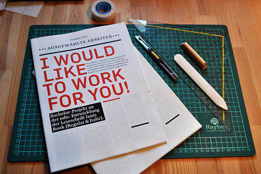 resume cv job creative design inspiration Portfolio Newspaper