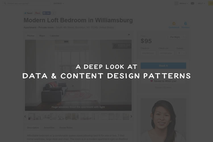 A Deep Look at Data & Content Design Patterns