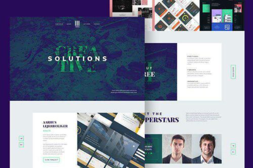 10 Free Design Agency Web Templates for Photoshop