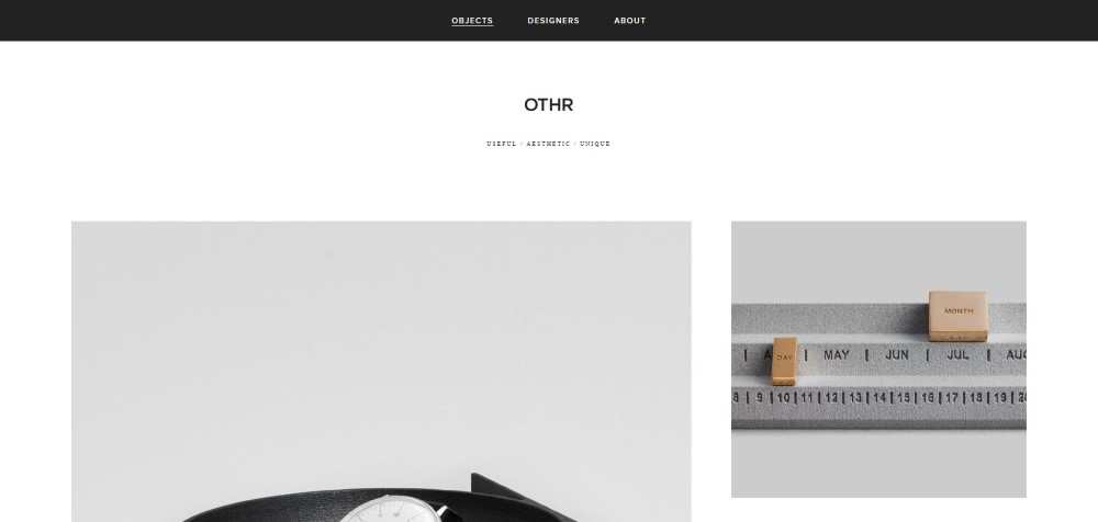 othr ecommerce web design inspiration user interface shop