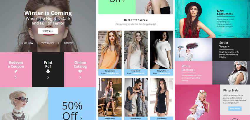 olive ecommerce shop website retail web design inspiration