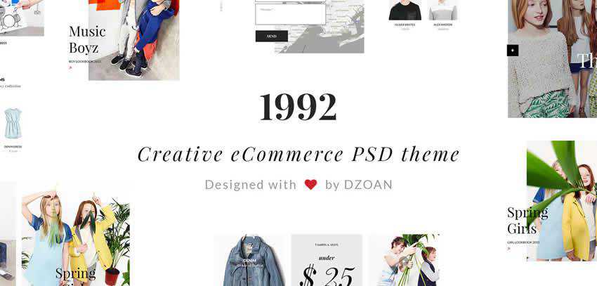1992 creative ecommerce shop website retail web design inspiration