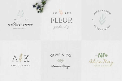 10 Free Feminine Logo Template Collections for 2024