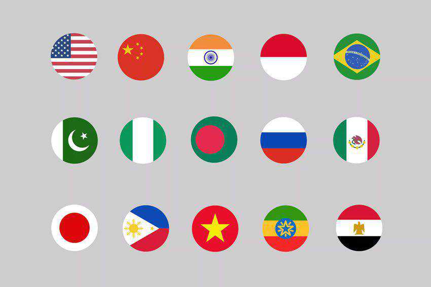 30 Country Flag Icons free icon set banner nation psd png svg ai
