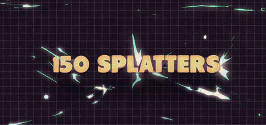 150 Splatter Animations