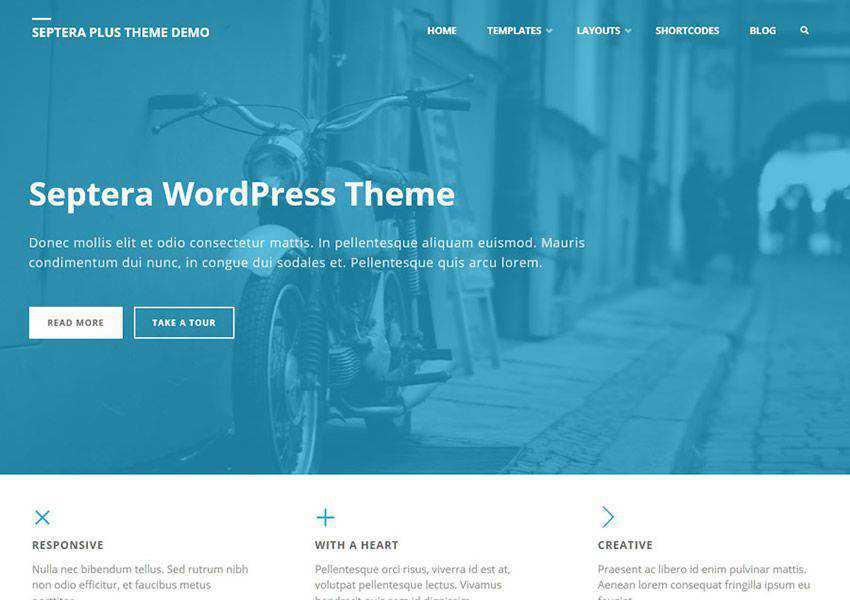 Septera Multipurpose free wordpress theme wp responsive business corporate