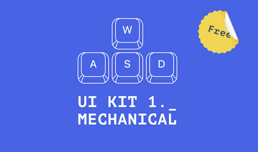 Mechanical UI KIT 1.0 Free Figma Web UI Kit Template