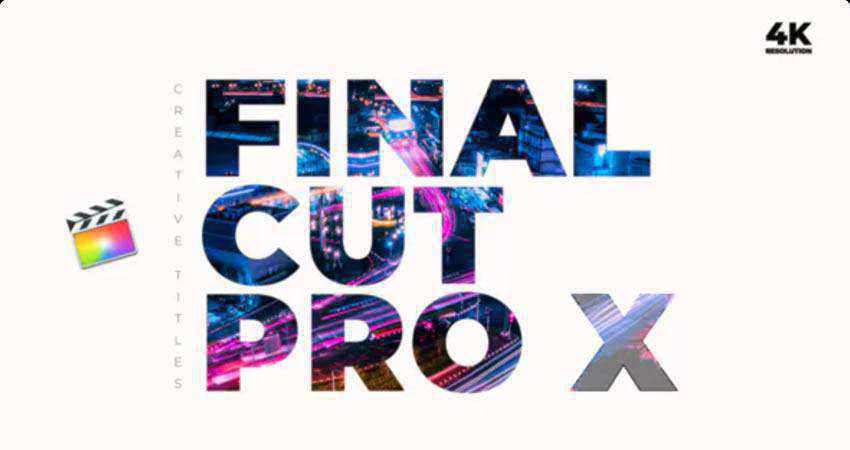 Creative Titles free final cut pro fcpx preset template