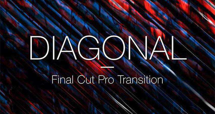 Diagonal Slide Transition free final cut pro fcpx preset template