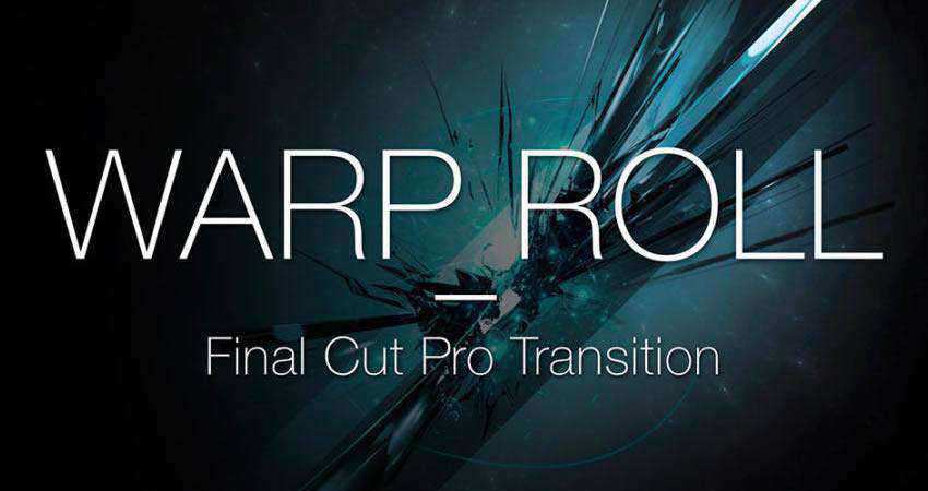 Warp Roll Transition free final cut pro fcpx preset template