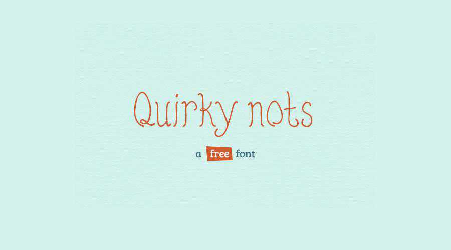 Quirky Nots quirky creative font family typeface