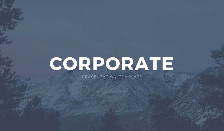 Corporate business google slides theme presentation template free