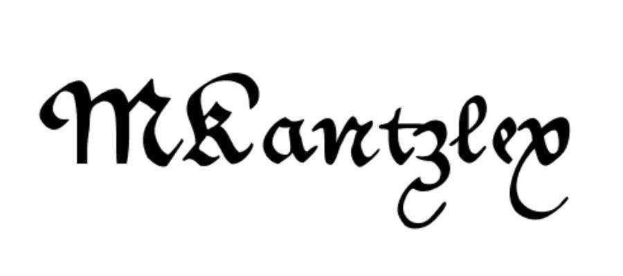 MKantzley free gothic font family