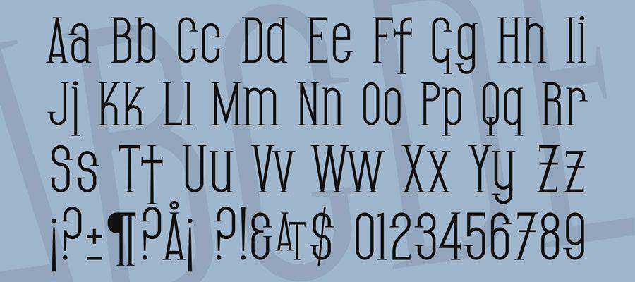 SF Gothican Font free gothic font family