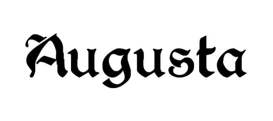 Augusta free gothic font family