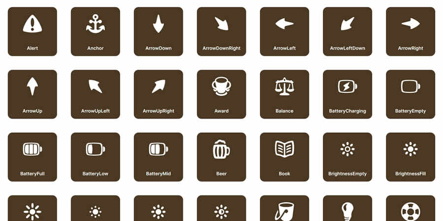 Free Icon Set UI Web Design Pebble Icons