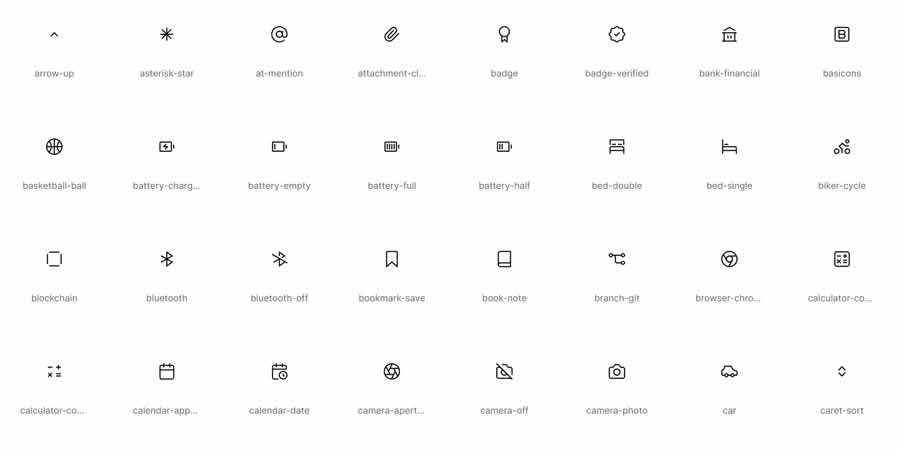 Free Icon Set UI Web Design Basicons