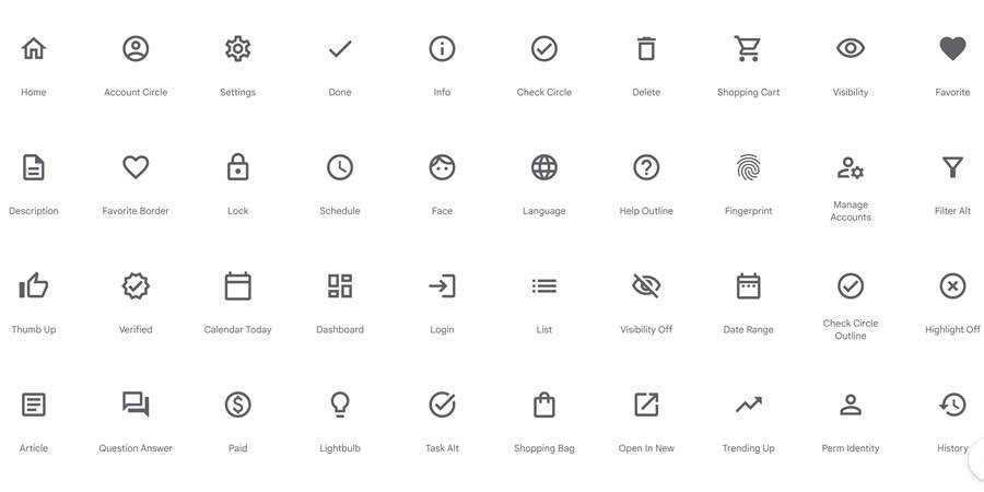Google Fonts Loves Material Icons