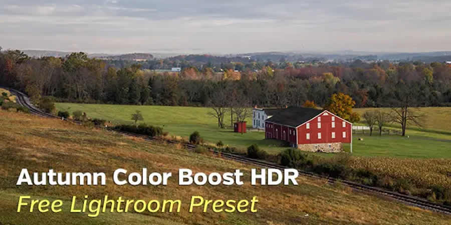 Autumn Color Boost Free HDR Lightroom Preset