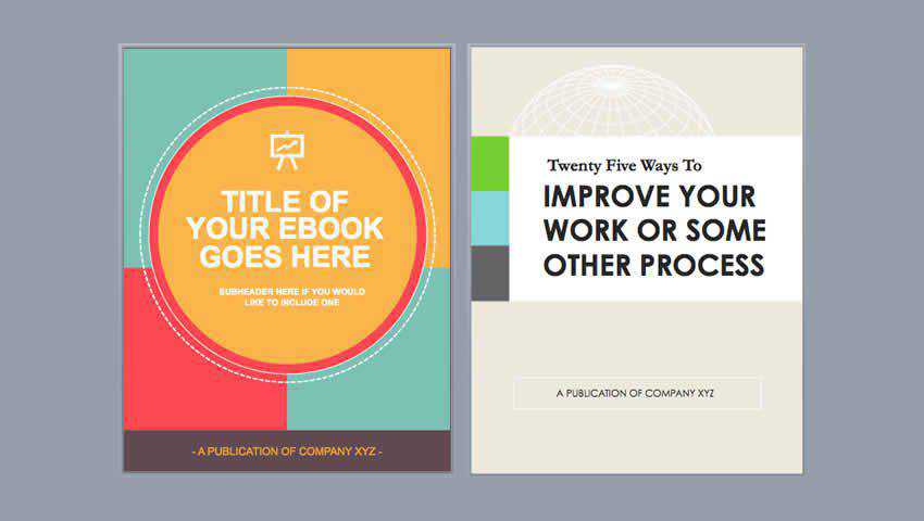 Hubspot Free Ebook Templates for InDesign
