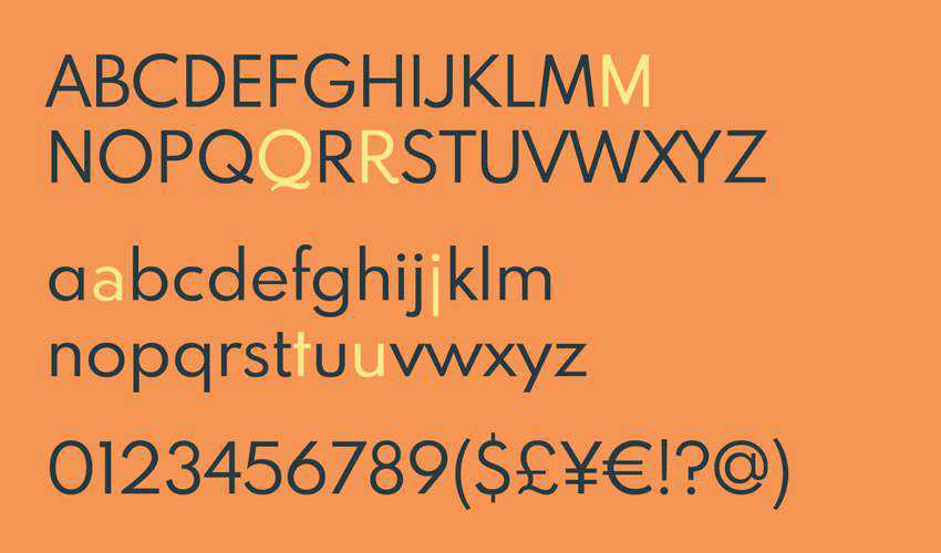 partan MB Modern Geometric free minimal font design typecase typography