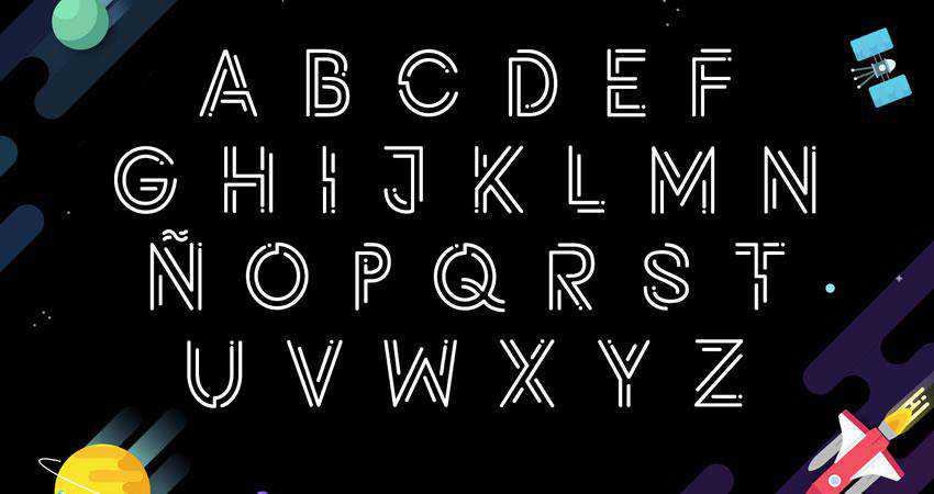 Potra free outline font family