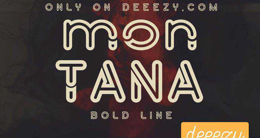 Montana Bold free outline font family