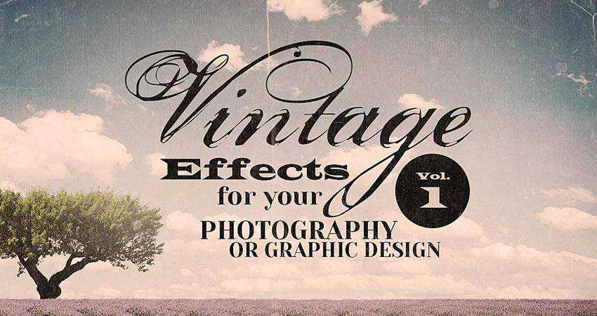 Vintage Effect Resources Photography Effects