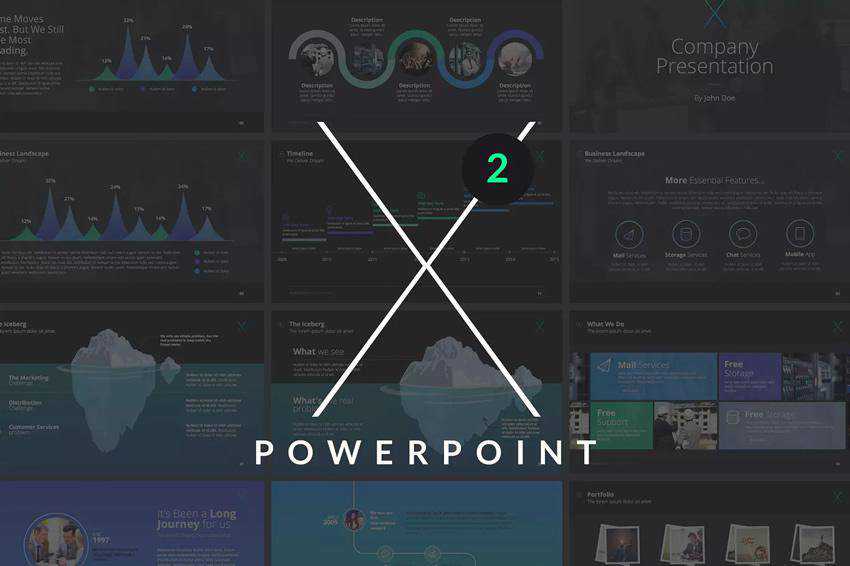 X Note PowerPoint Template
