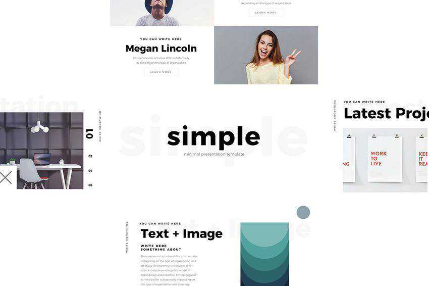 Free Simple Minimal PowerPoint Template