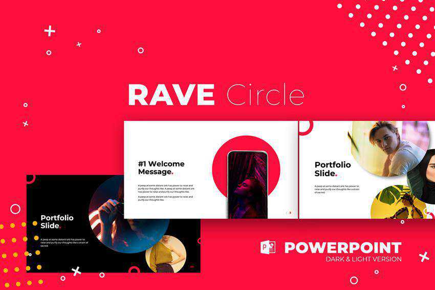 Free Rave PowerPoint Templates