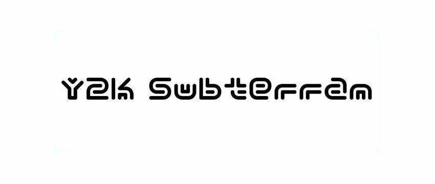 Y2k Subterran Fonts sci-fi fonts download