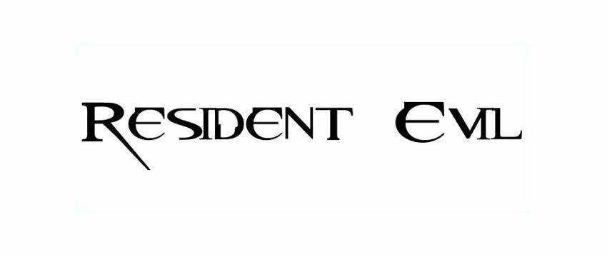 Resident Evil Fonts free